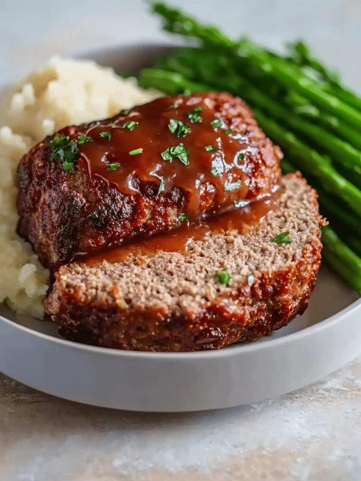 Meatloaf with a Tangy Tomato Glaze