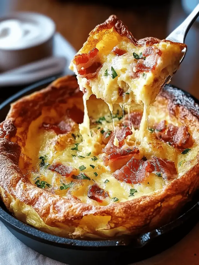 Cheddar & Bacon Dutch Baby