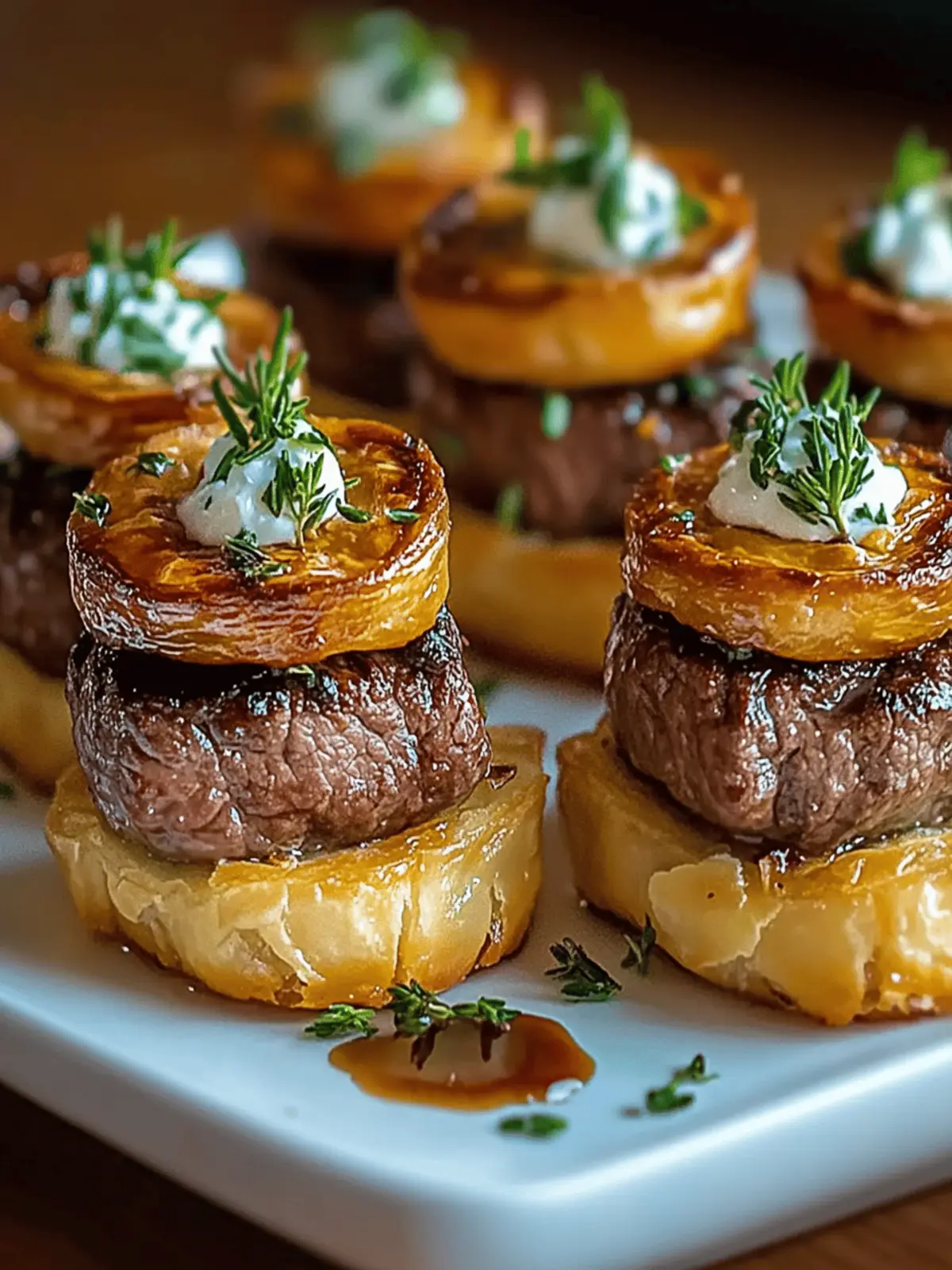 Mini Beef Wellington Bites