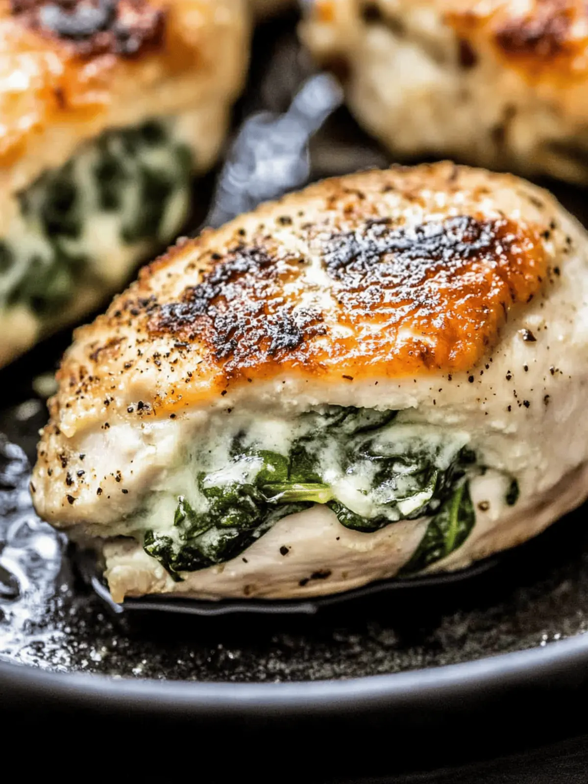 Indulge in Flavor with Spinach Stuffed Chicken Breast 2 Spinach Stuffed Chicken Breast