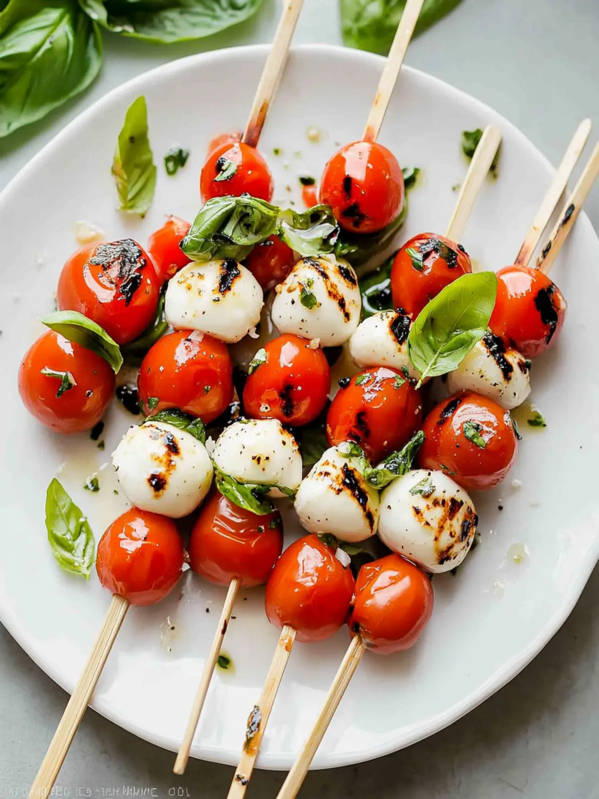 Delicious Caprese Skewers: Fresh and Easy 3-Ingredient Delight 5 Caprese Skewers