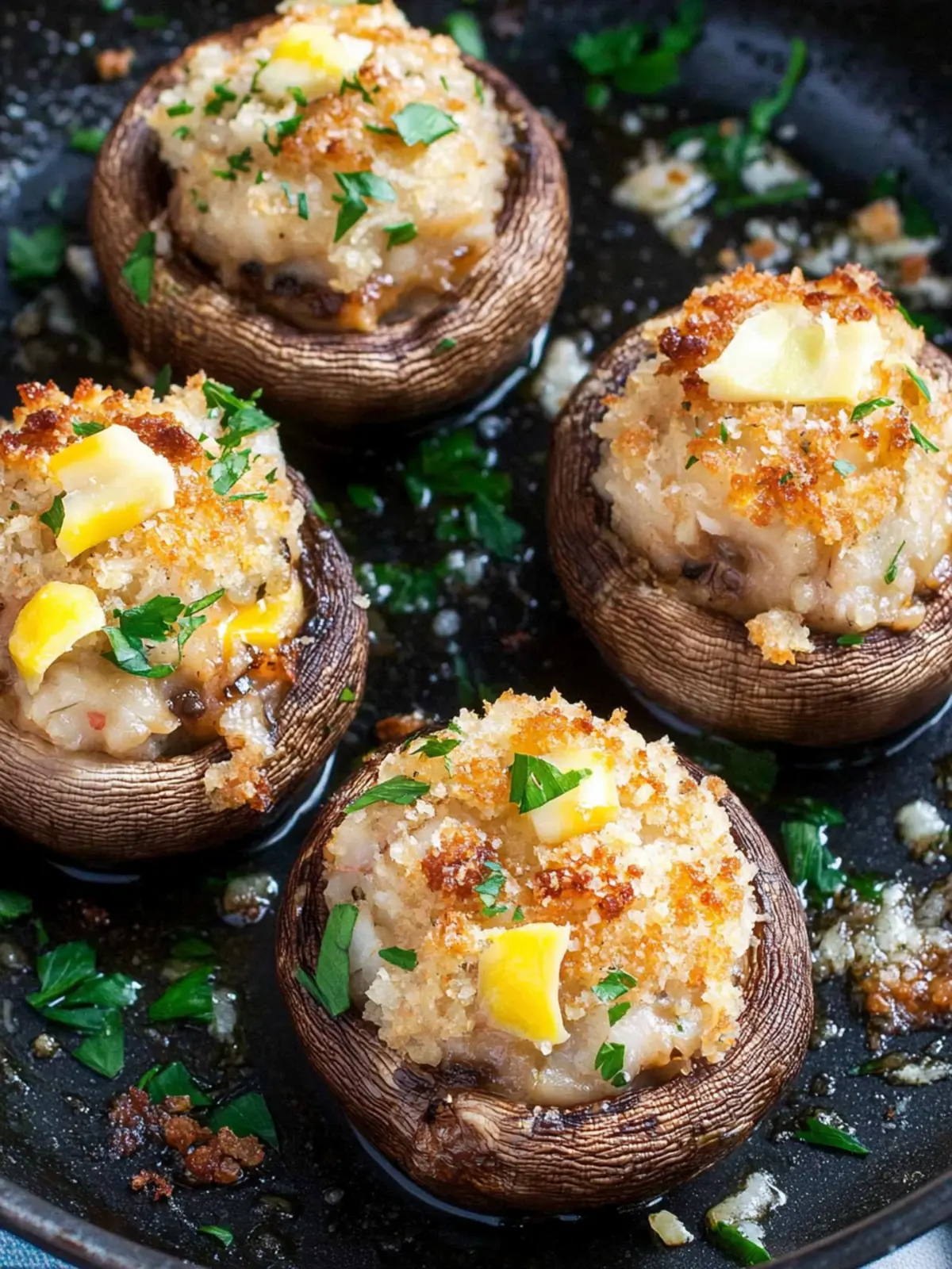 Crab Stuffed Mushrooms