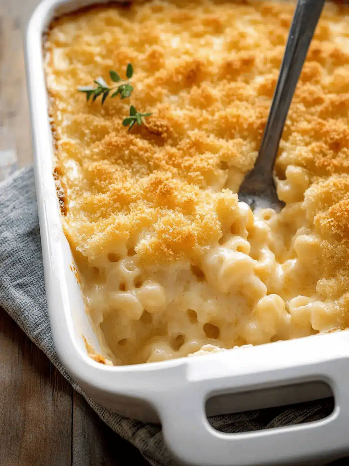 Homemade Baked Mac and Cheese