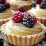 Elegant White Chocolate Mousse Tartlets