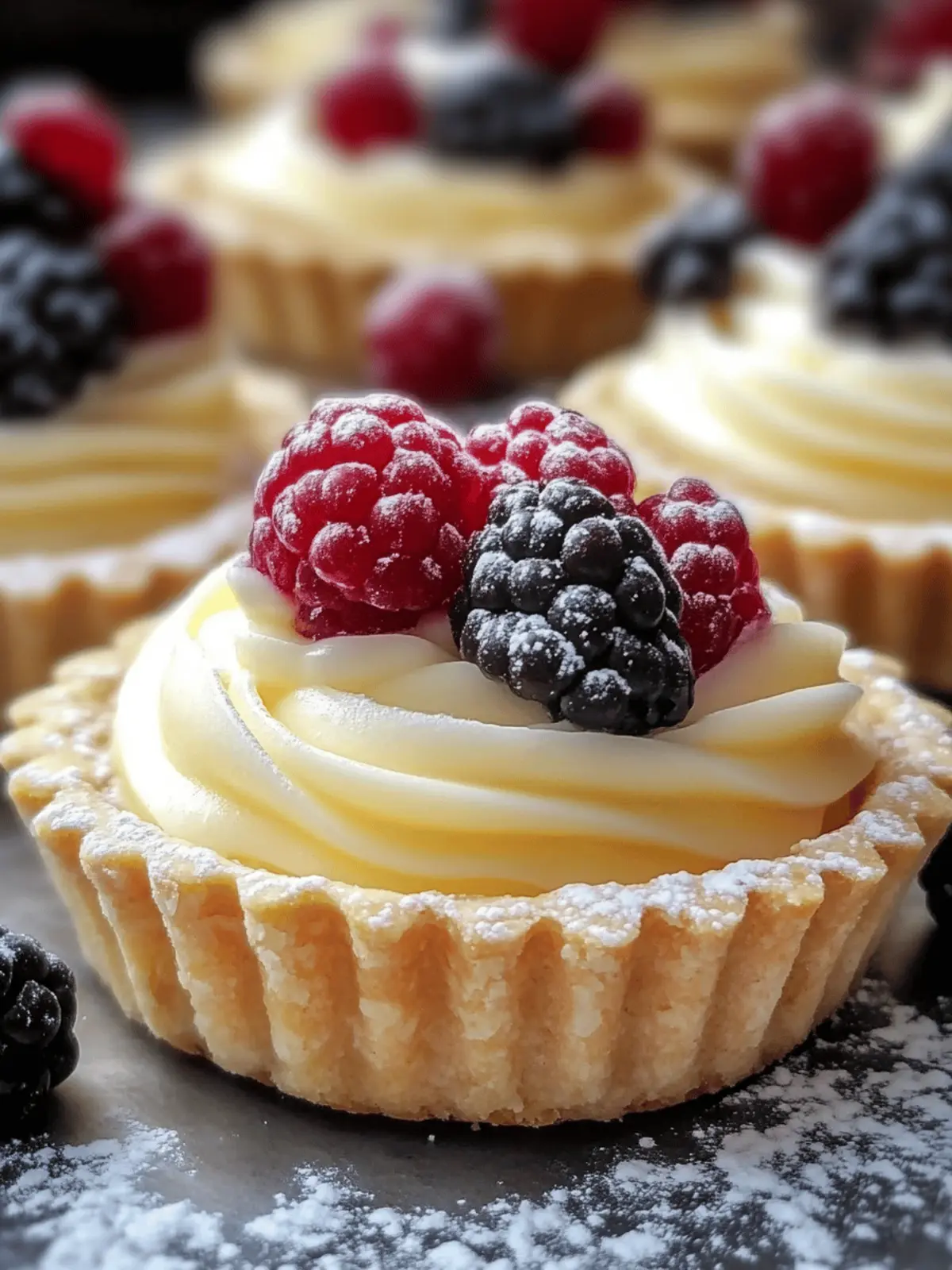 Elegant White Chocolate Mousse Tartlets