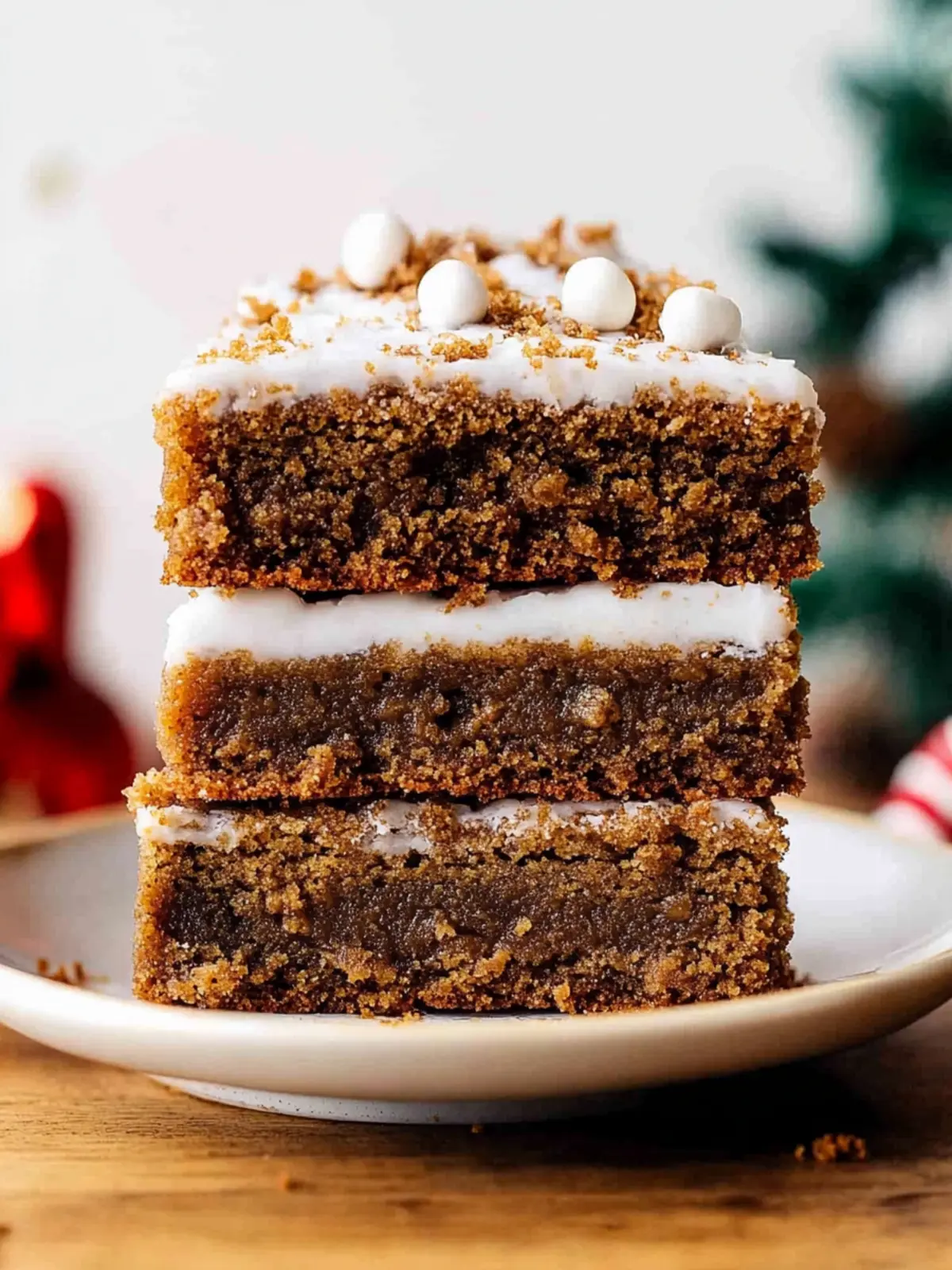 Gingerbread Cookie Bars
