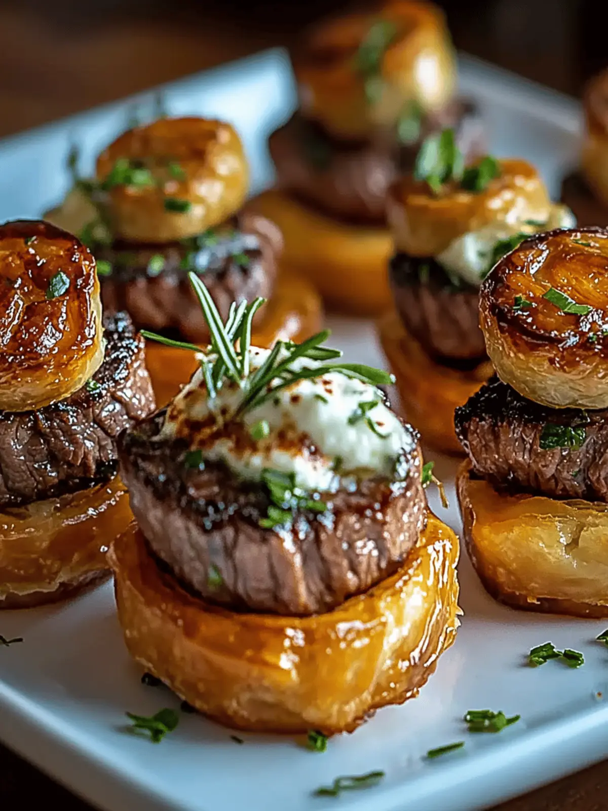 Mini Beef Wellington Bites