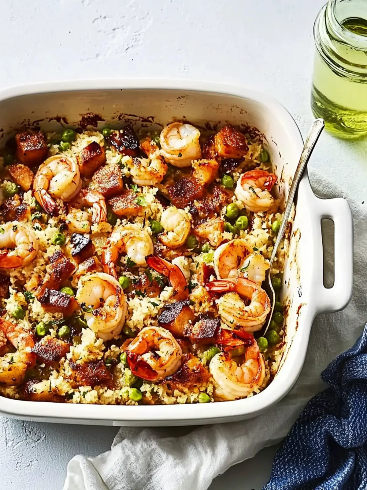 Mirliton and Gulf Shrimp Casserole