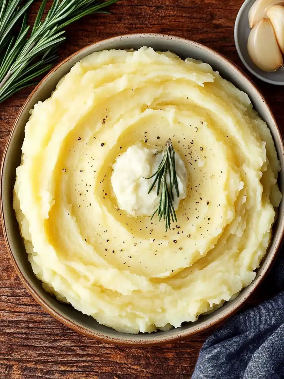 Rosemary Garlic Mashed Potatoes: Creamy Comfort in Every Bite 2 Rosemary Garlic Mashed Potatoes