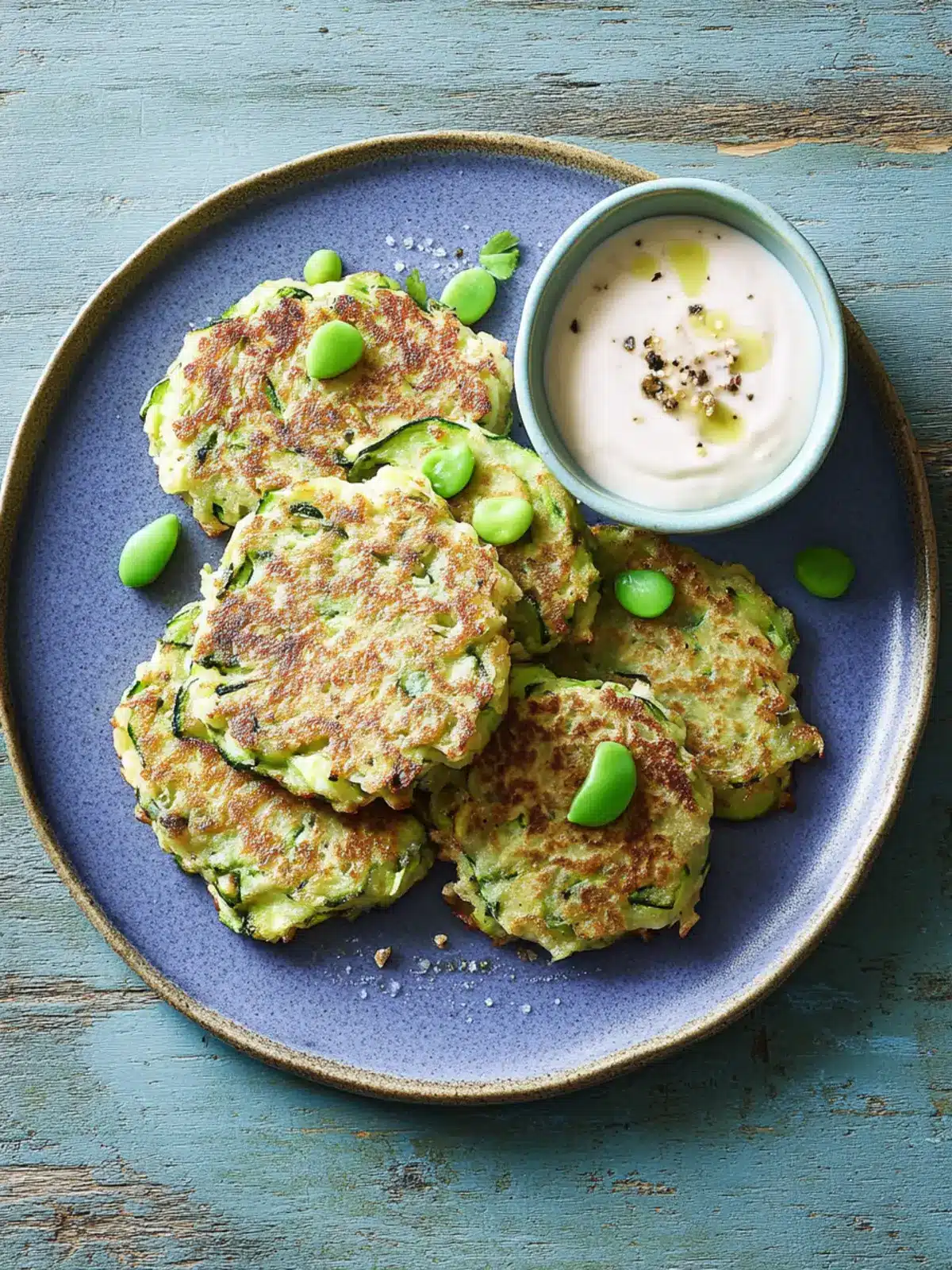 Courgette fritters