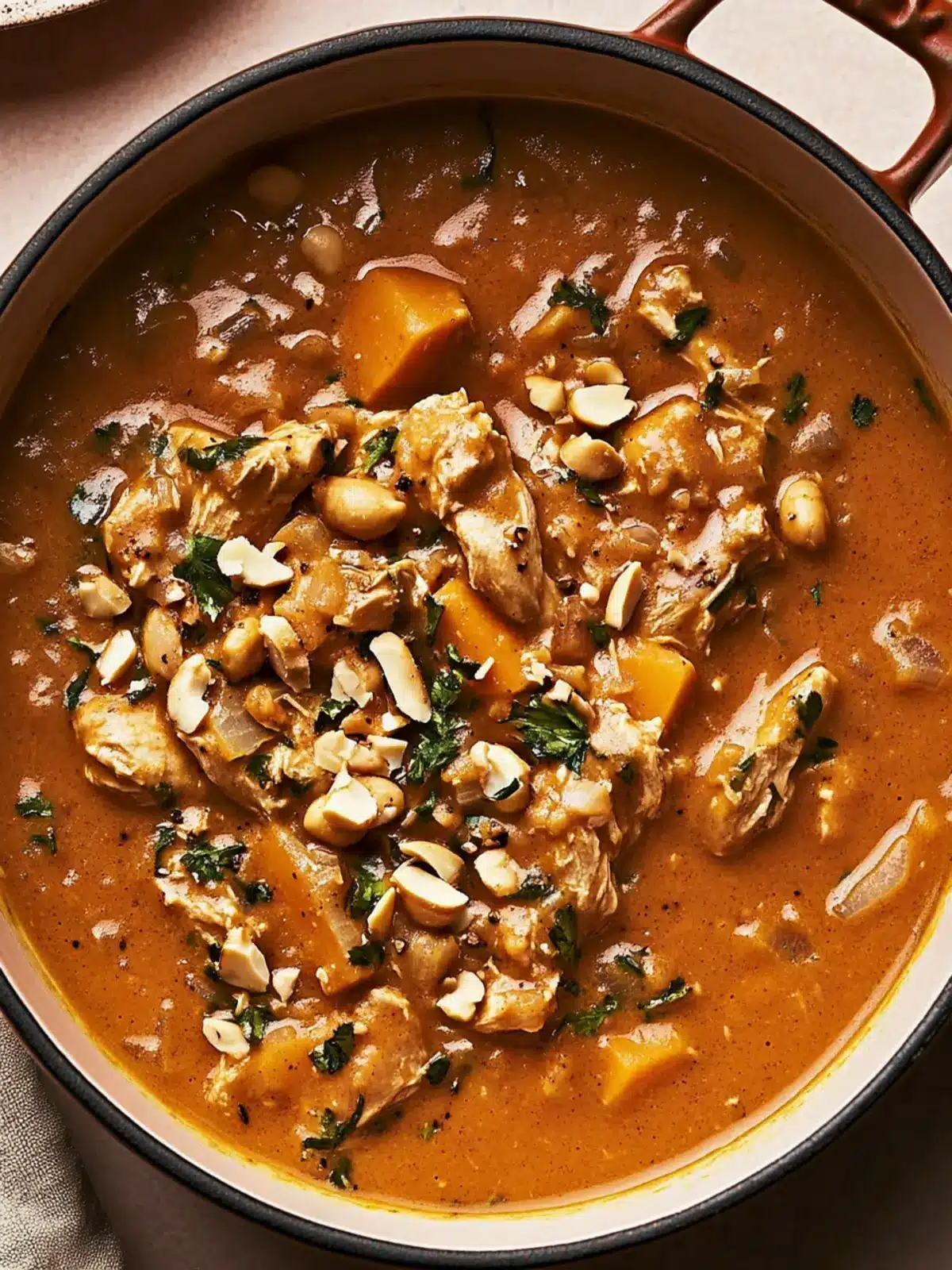 West African-Inspired Chicken & Peanut Stew