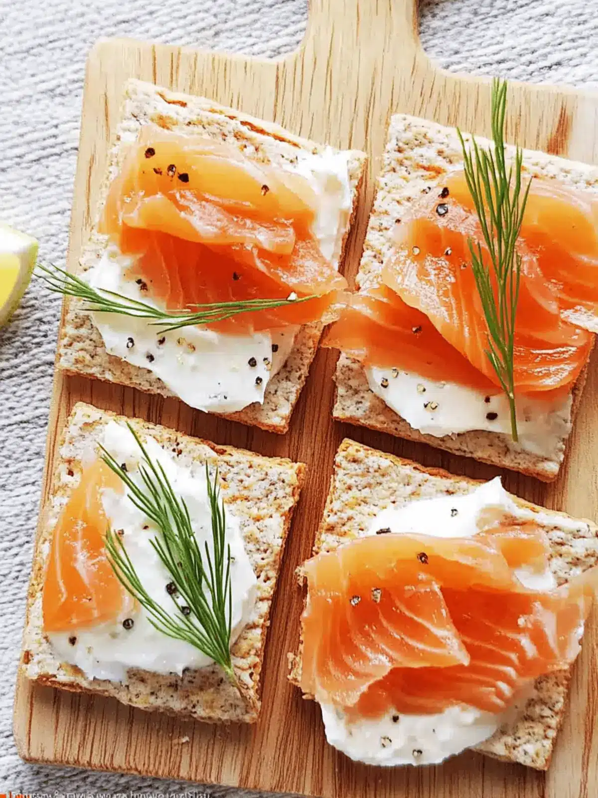 Delicious Smoked Salmon Crackers: Easy Appetizer Bliss 3 Smoked Salmon Crackers