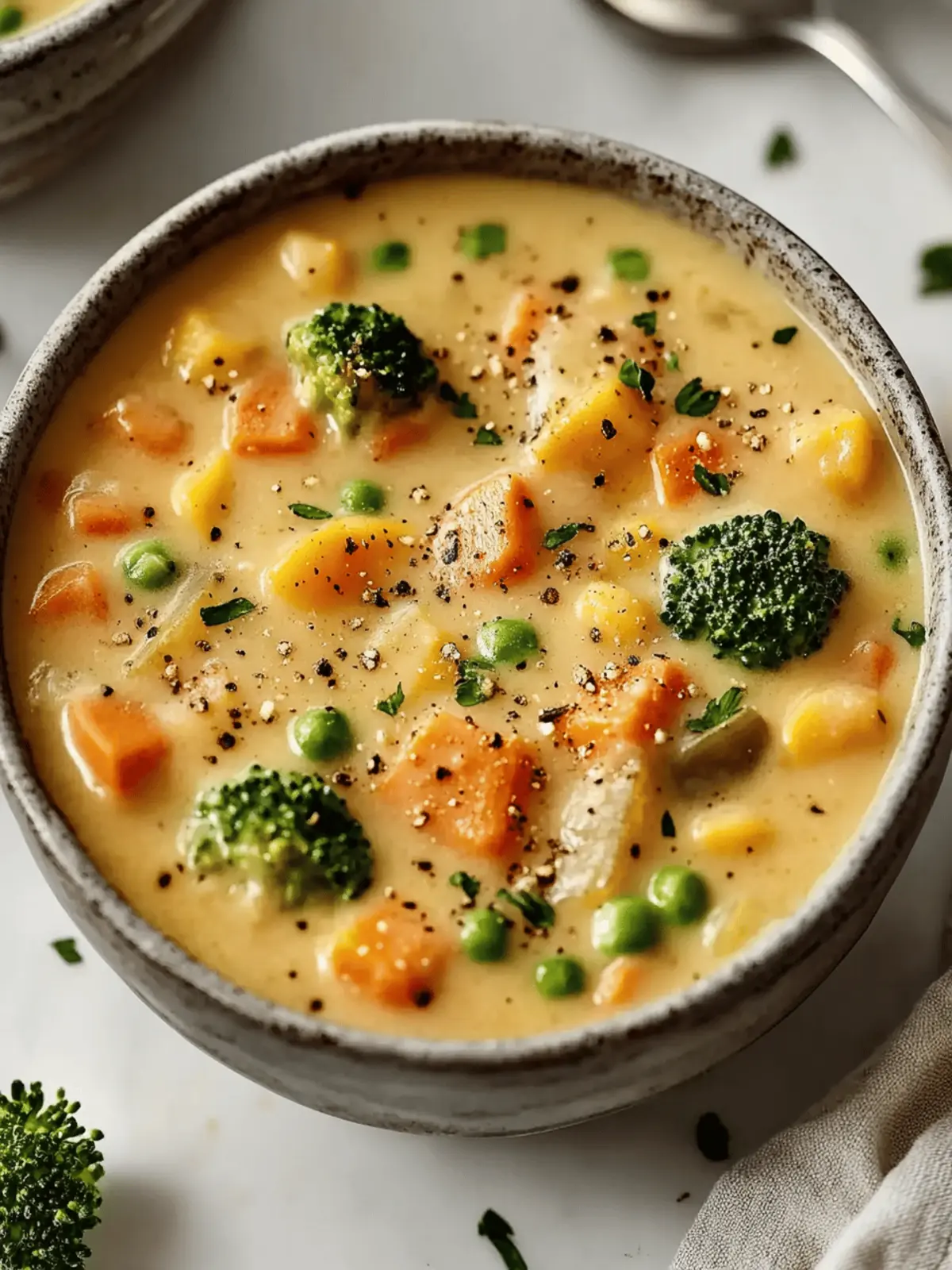 Creamy Veggie Pot Pie Soup for Cozy Comfort at Home 3 Veggie Pot Pie Soup