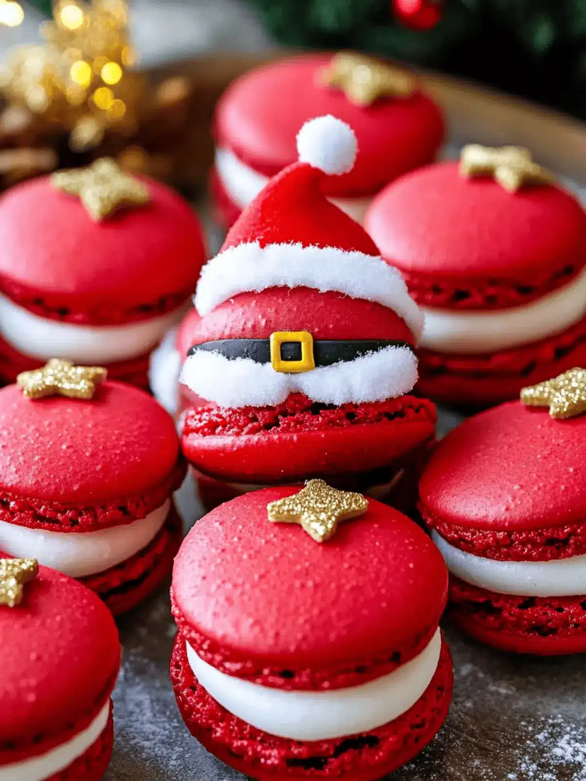 Santa Claus Macarons