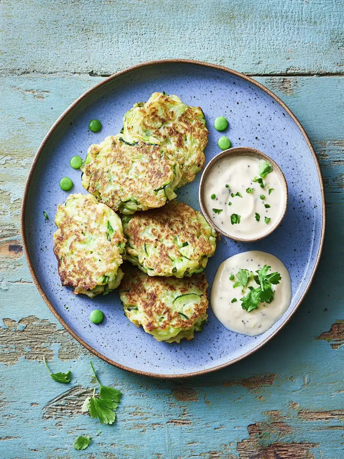 Courgette fritters