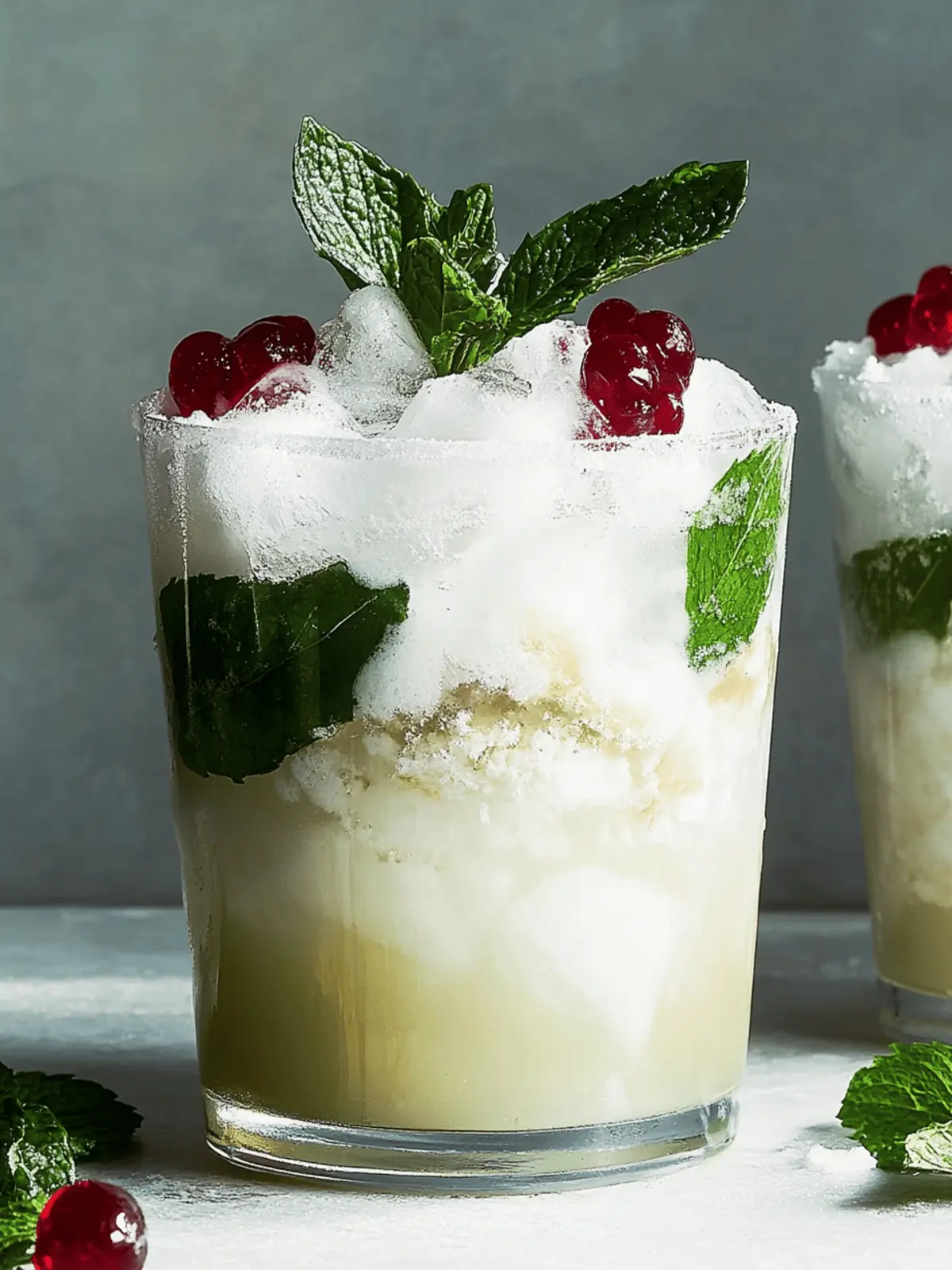 White Christmas Mojito