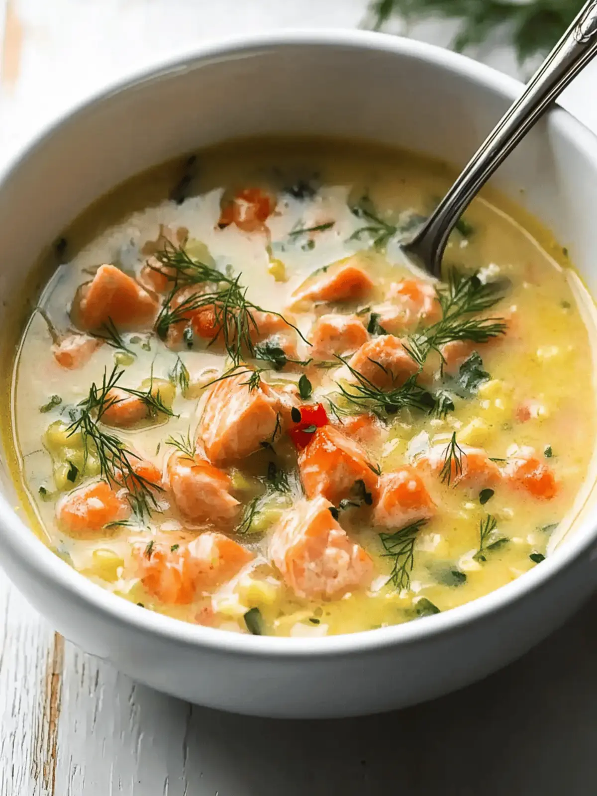 Finnish Salmon Soup (Lohikeitto)