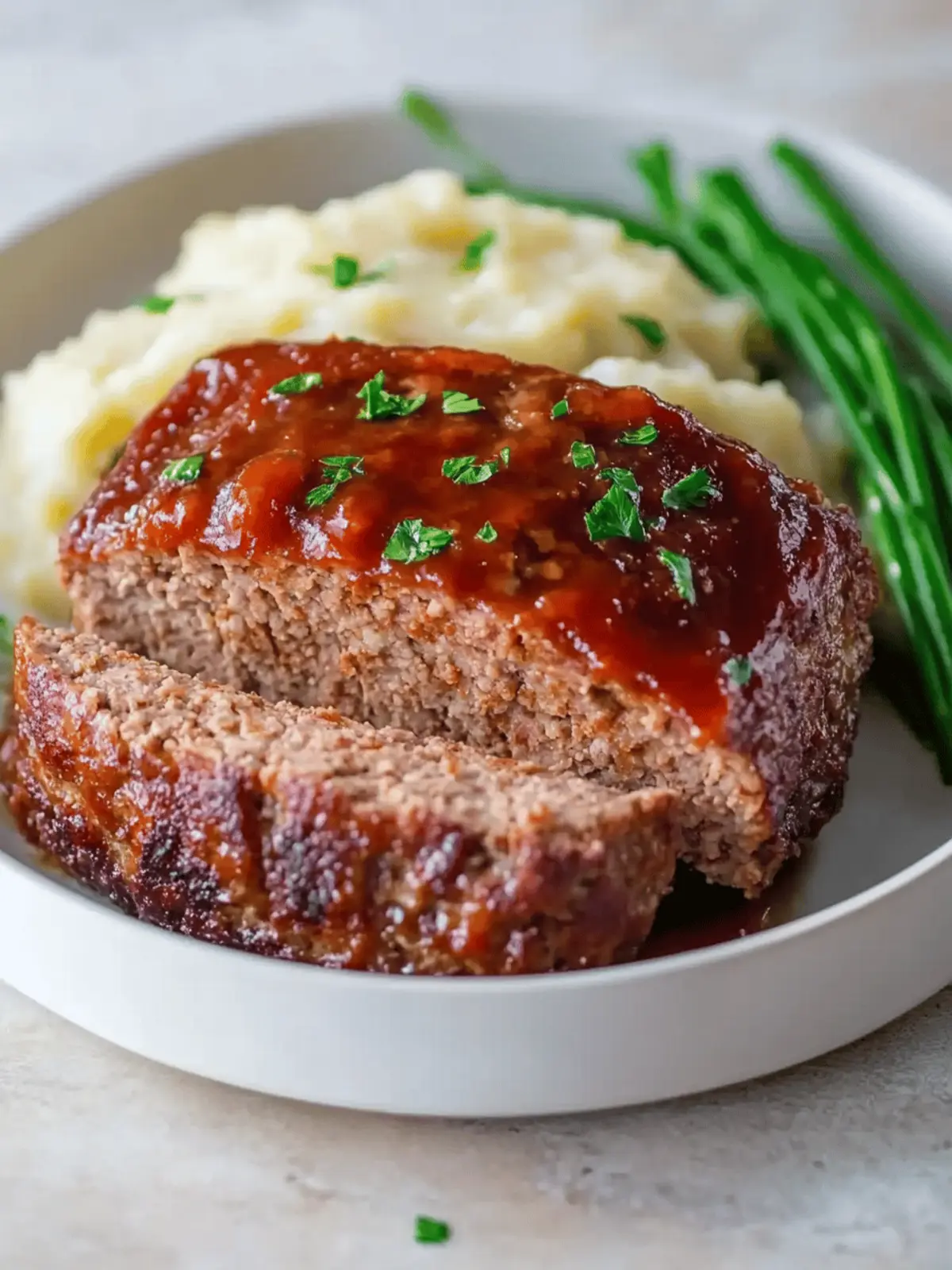 Meatloaf with a Tangy Tomato Glaze