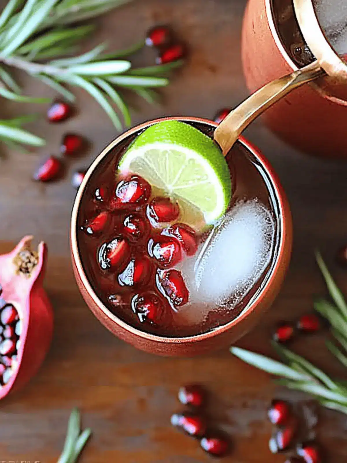 Pomegranate Moscow Mule