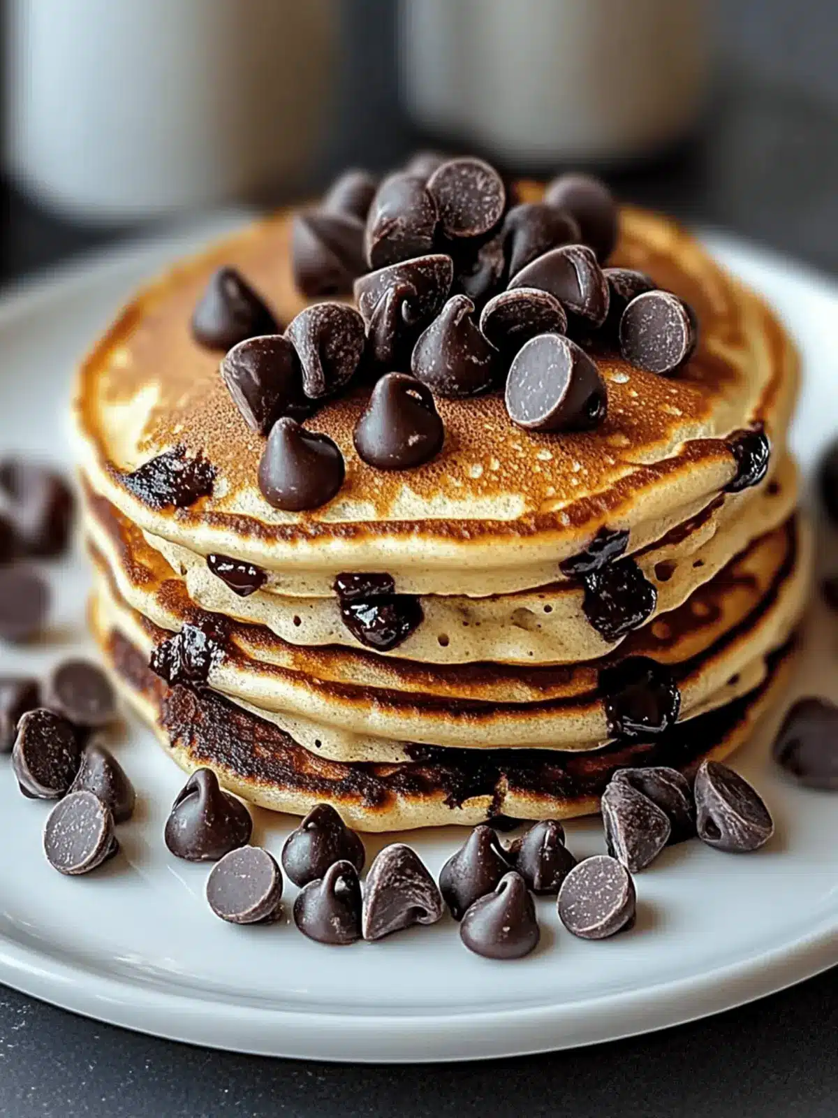 Irresistibly Fluffy Chocolate Chip Pancakes for Ultimate Comfort 4 Fluffy Chocolate Chip Pancakes