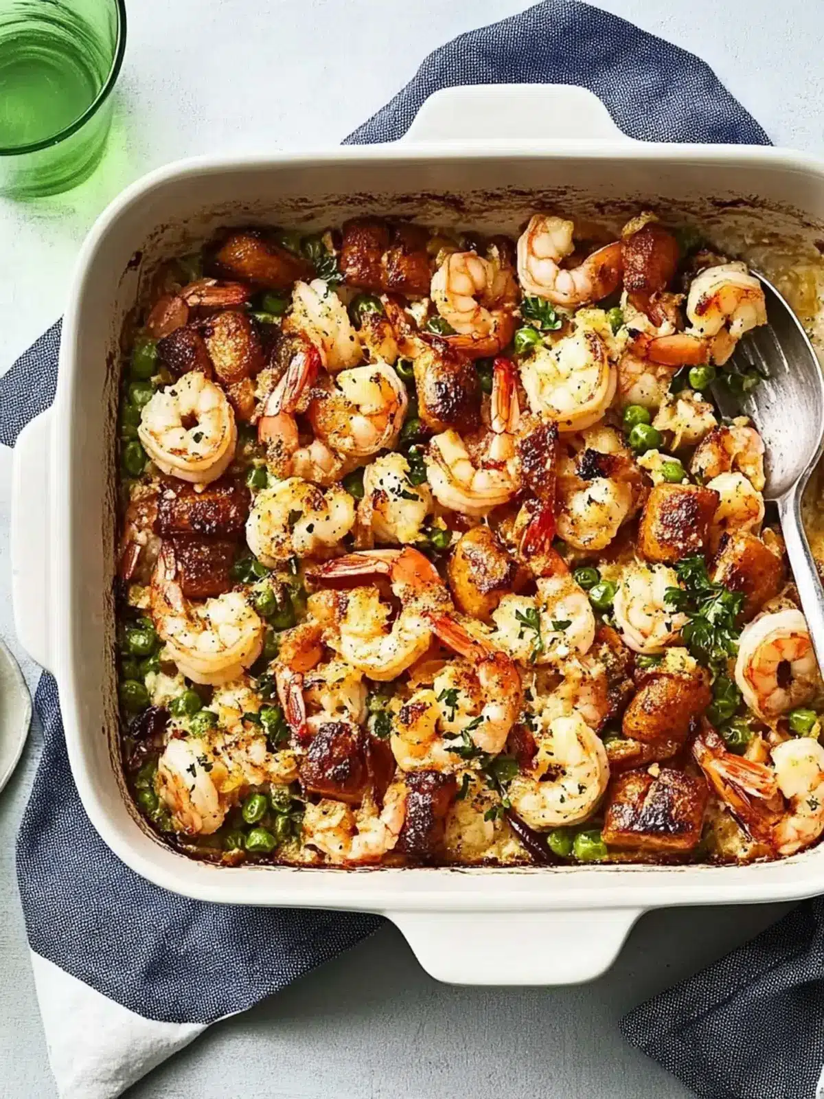 Mirliton and Gulf Shrimp Casserole