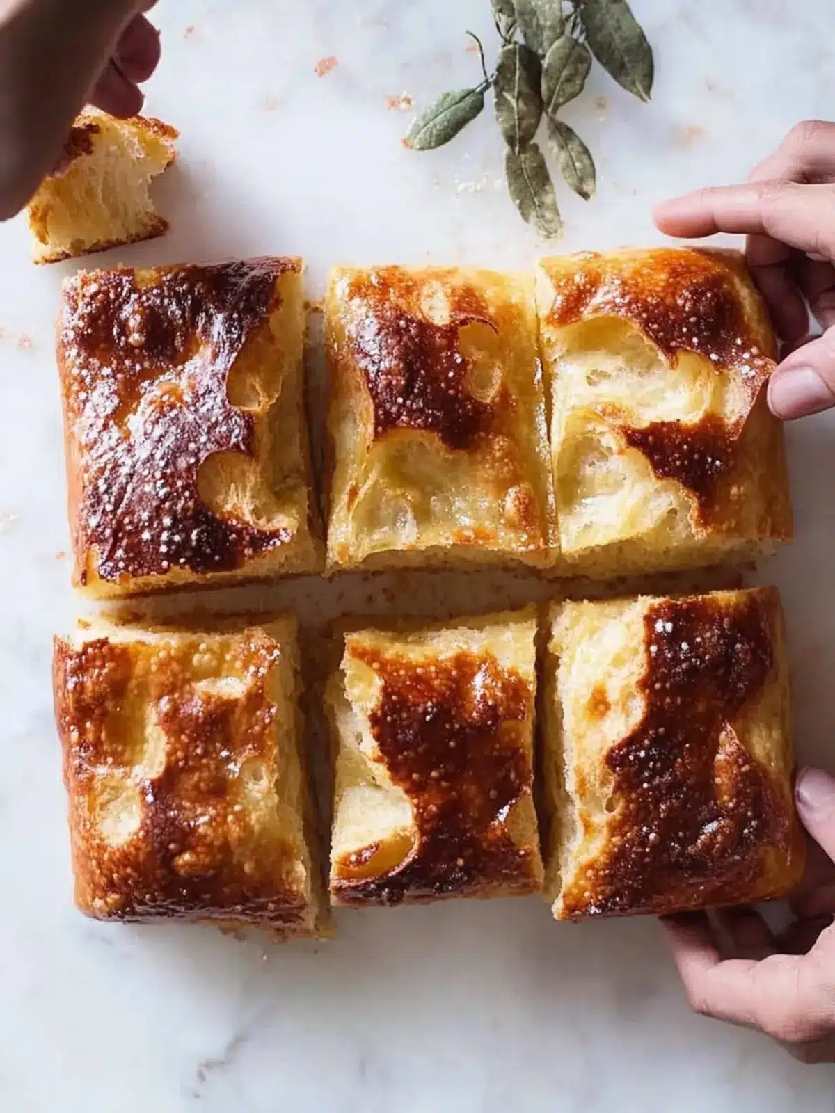 Big and Bubbly Focaccia: Your New Favorite Homemade Bread 2 Big and Bubbly Focaccia