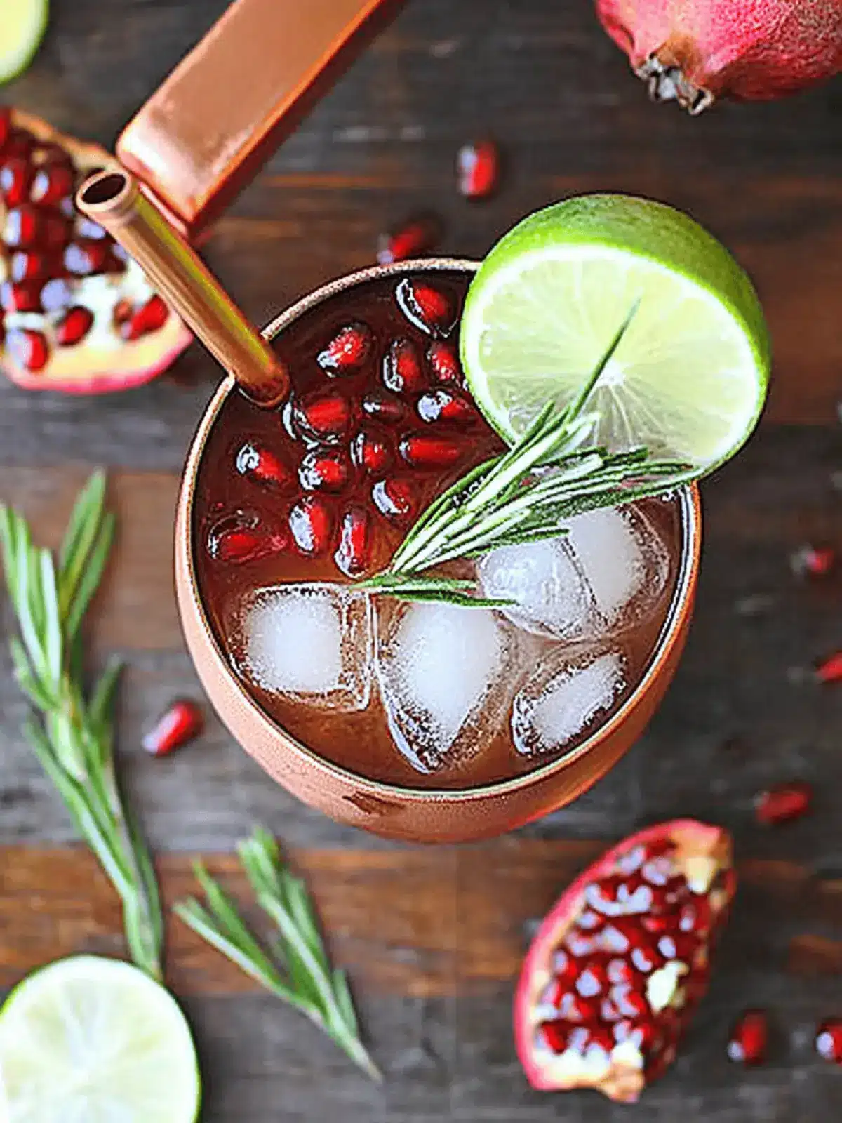 Pomegranate Moscow Mule