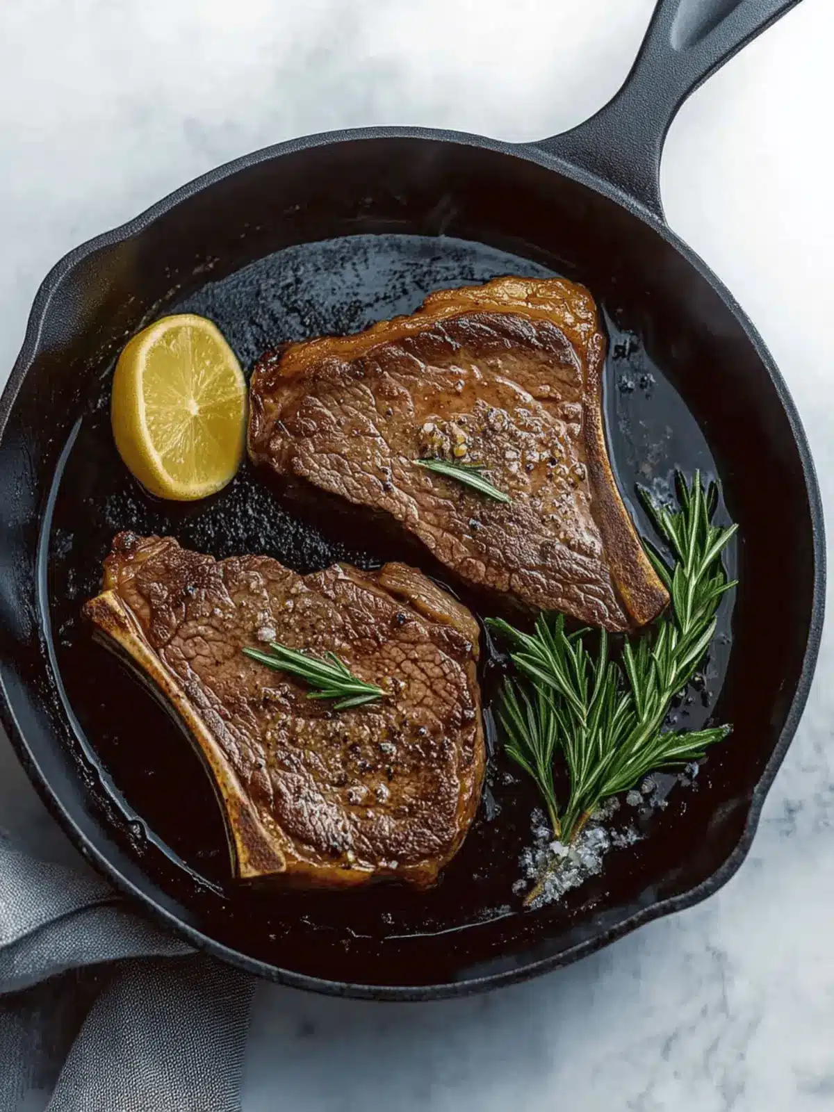 Cast-Iron Skillet Steak