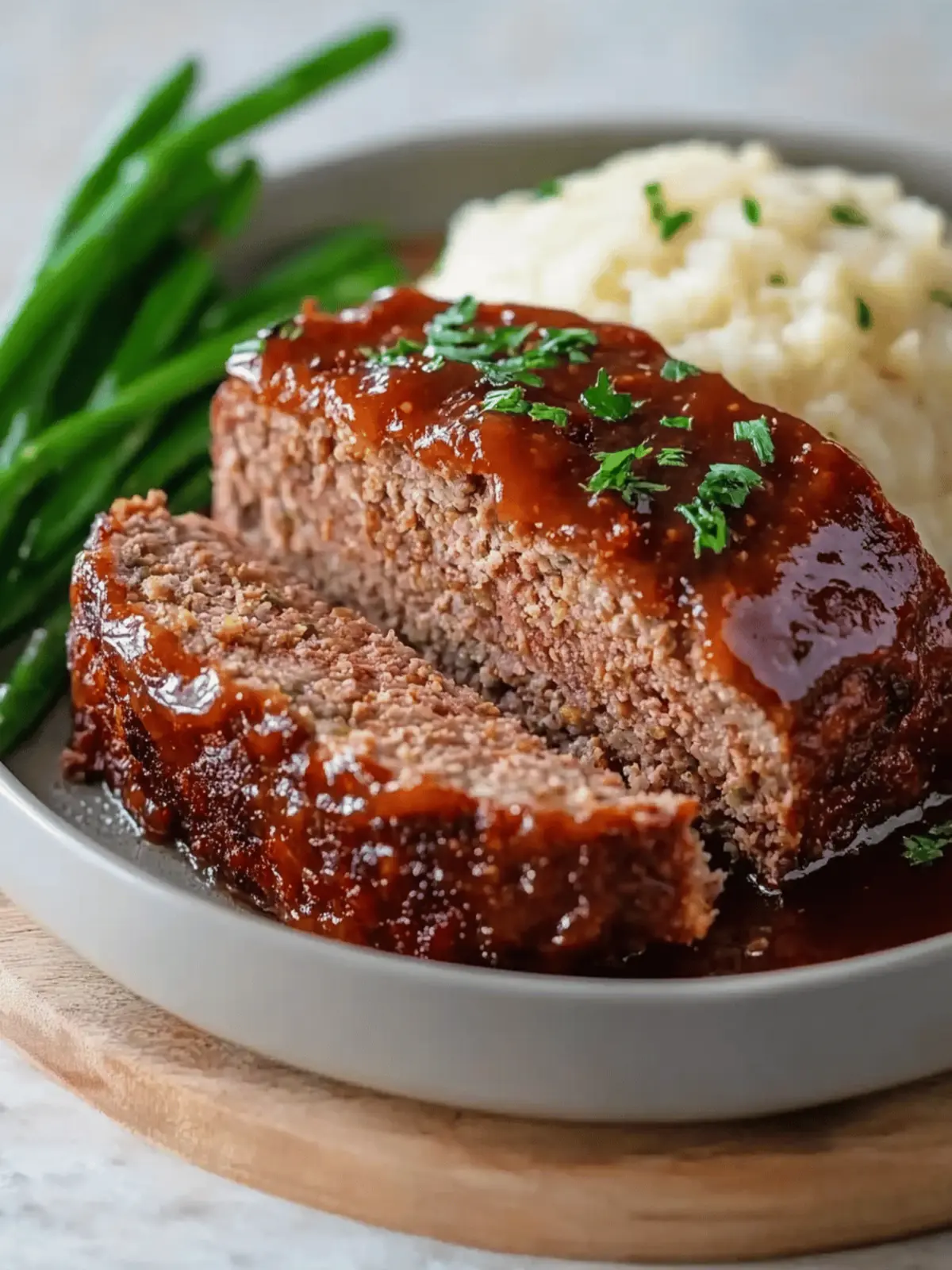 Meatloaf with a Tangy Tomato Glaze