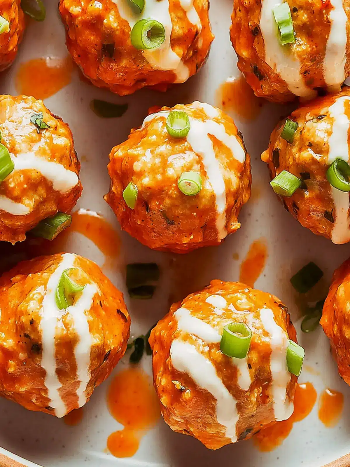 Buffalo Chicken Meatballs