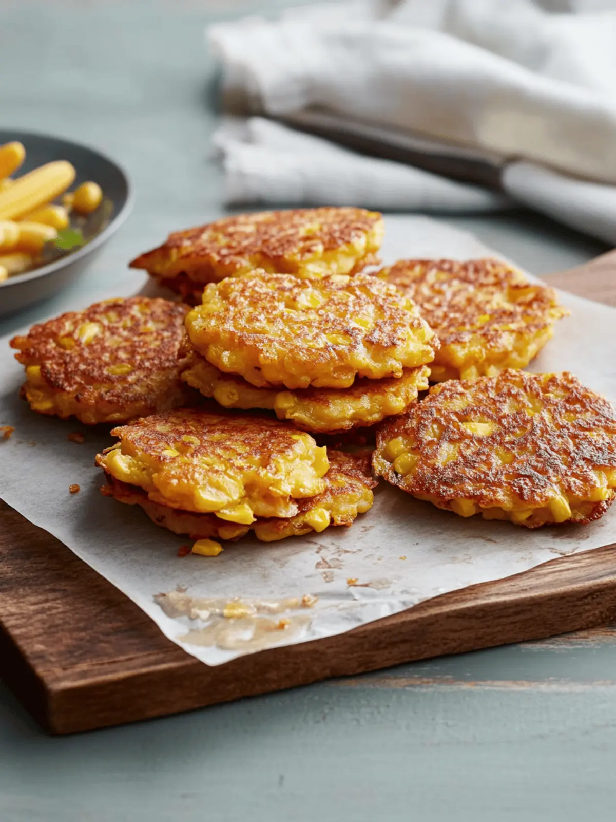 Sweetcorn fritters