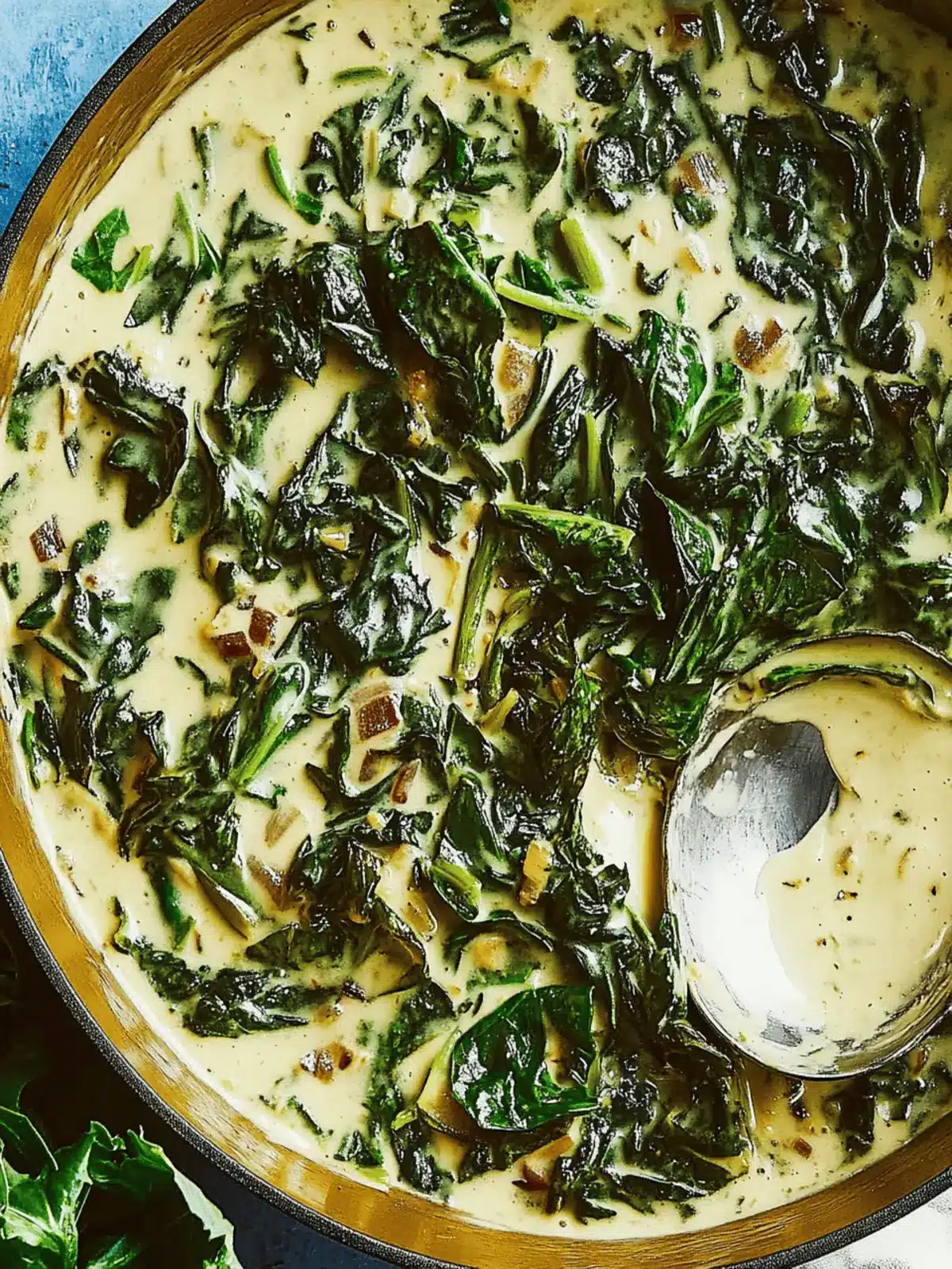 One-Pot Creamy Vegan Greens: Spinach Bliss Awaits You 2 One-Pot Creamy Vegan Greens