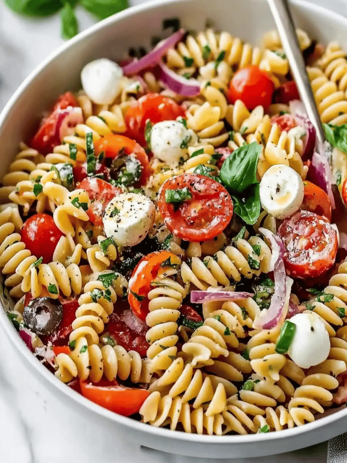 Quick Italian Pasta Salad with a Secret Ingredient Twist 4 Quick Italian Pasta Salad (with 1 Secret Ingredient)