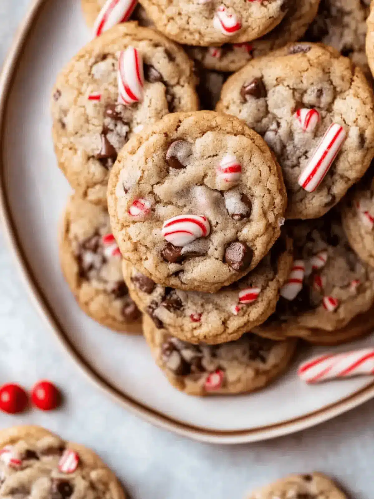 Peppermint Chocolate Chip Cookies