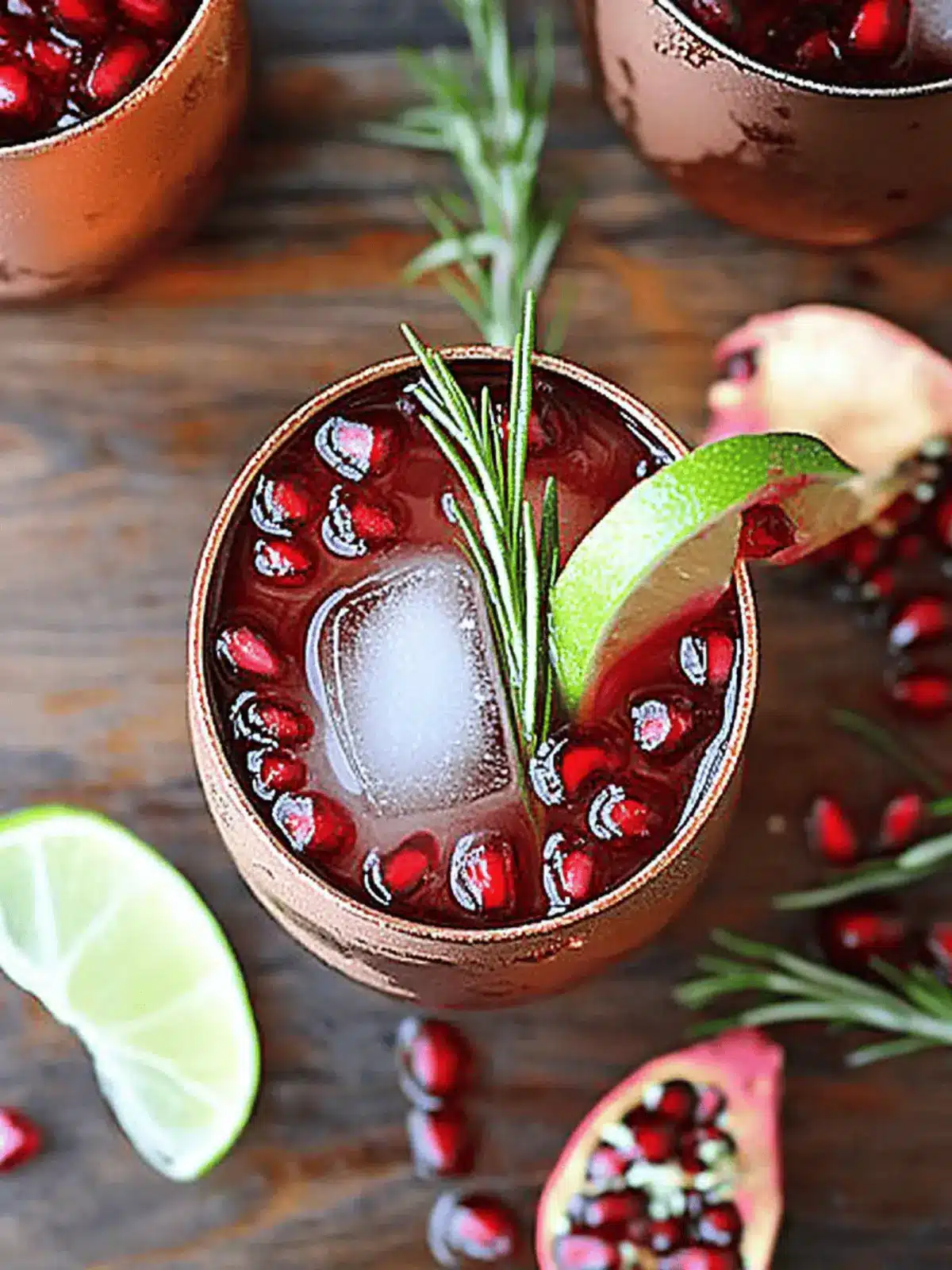 Pomegranate Moscow Mule