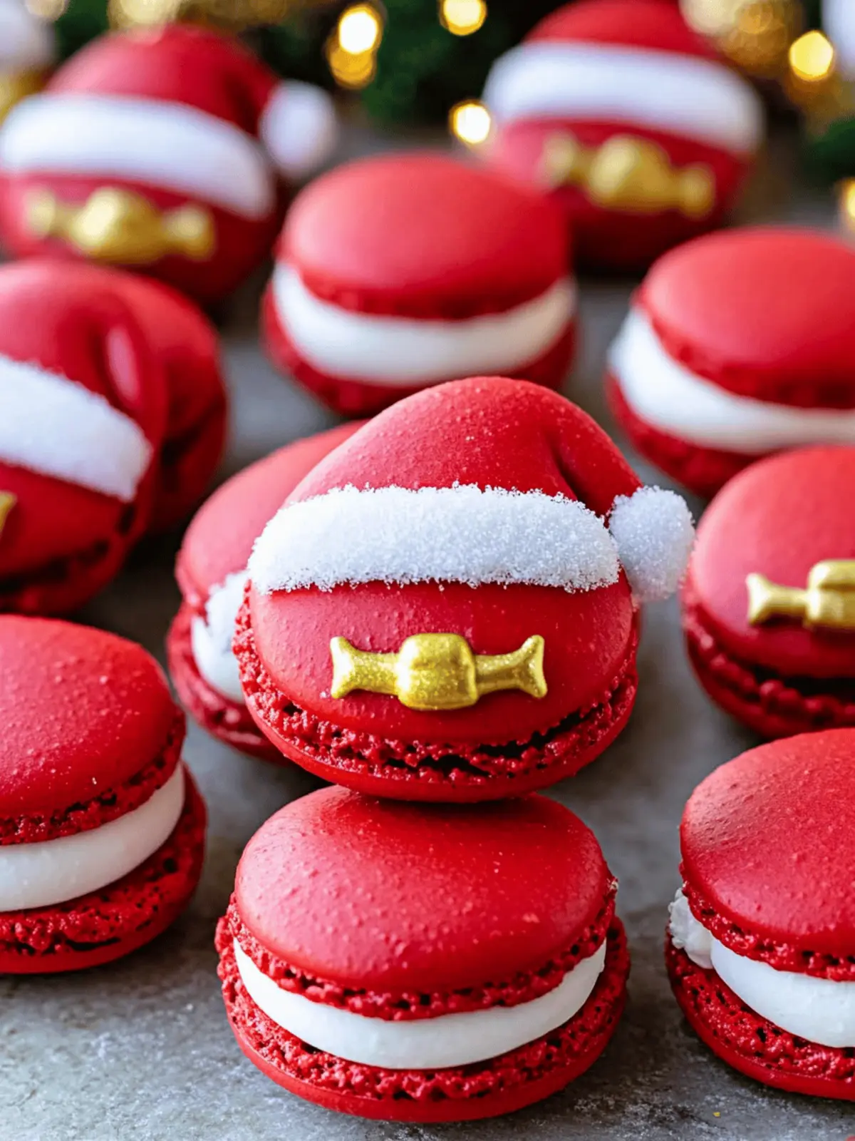 Santa Claus Macarons