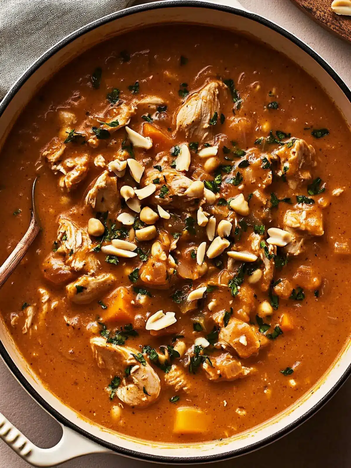 West African-Inspired Chicken & Peanut Stew