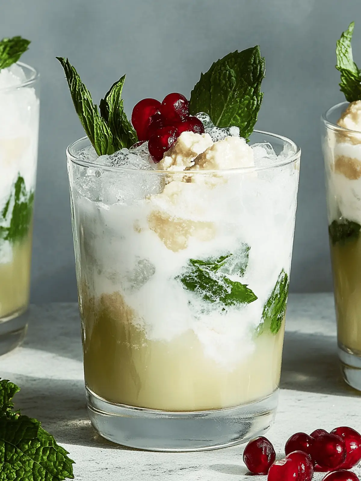 White Christmas Mojito