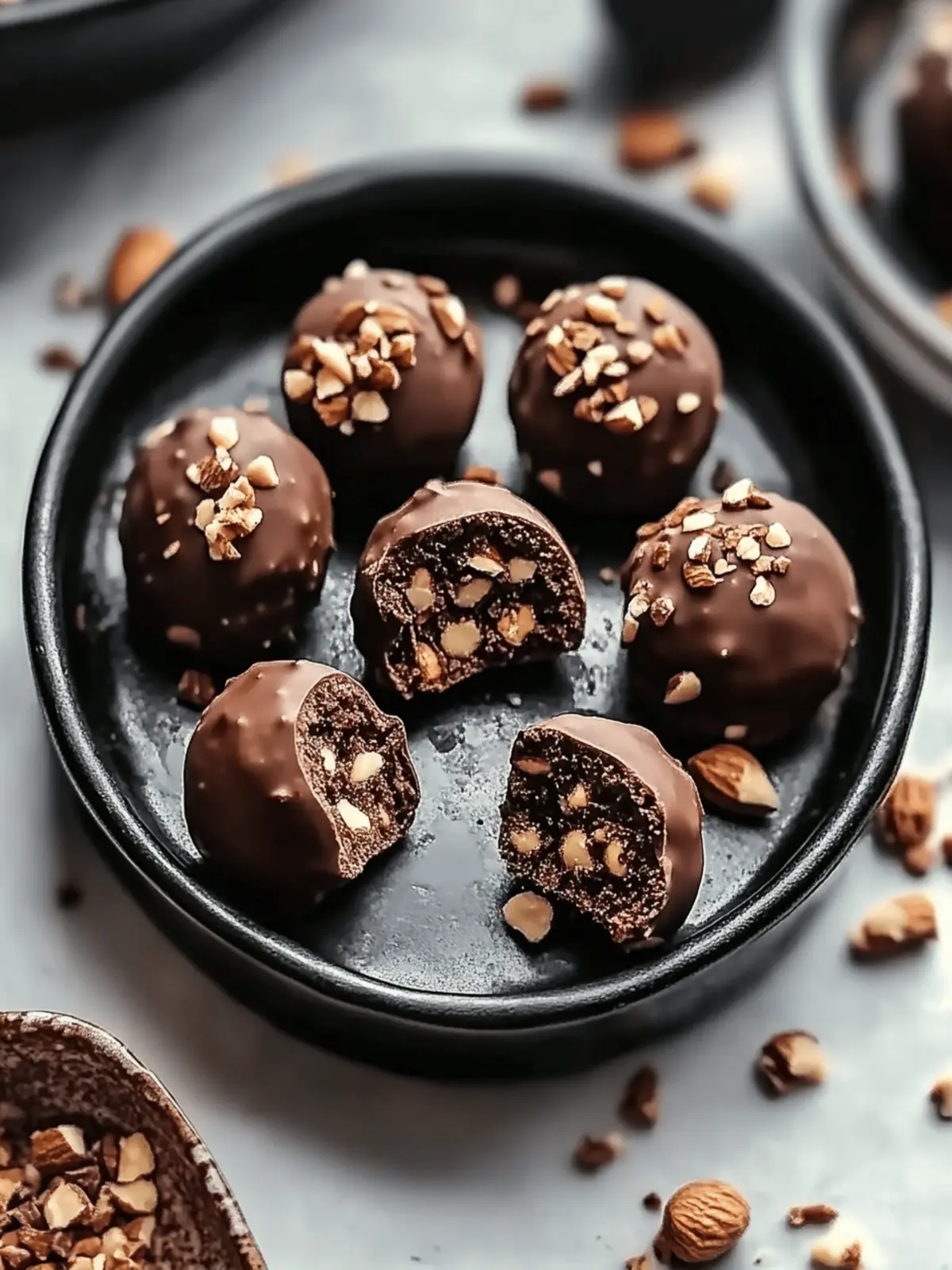 Nutty Chocolate Ball Cookies