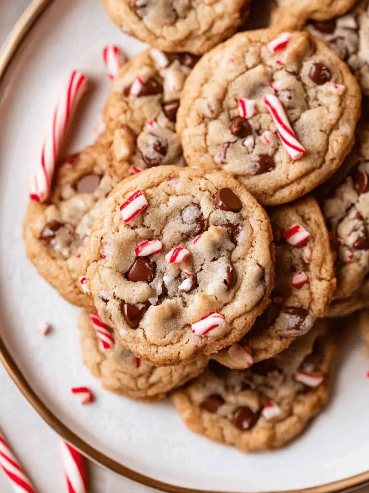 Peppermint Chocolate Chip Cookies