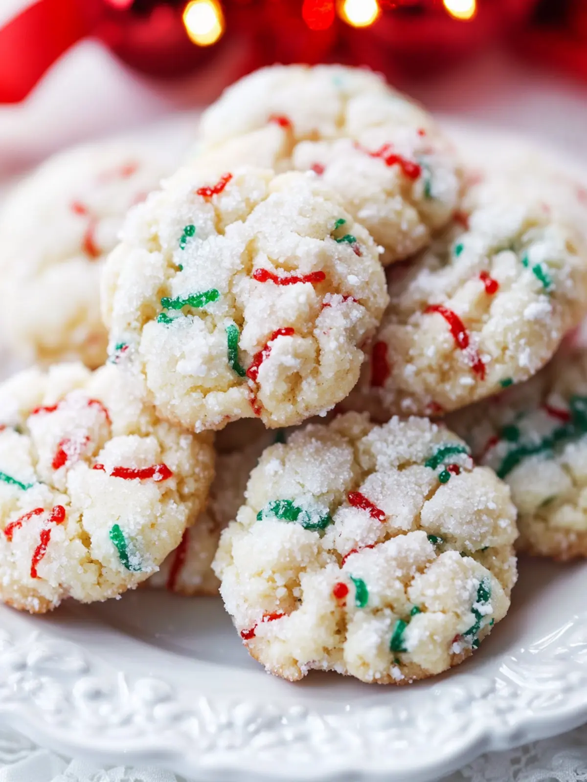 Christmas Gooey Butter Cookies That Melt in Your Mouth 4 Christmas Gooey Butter Cookies