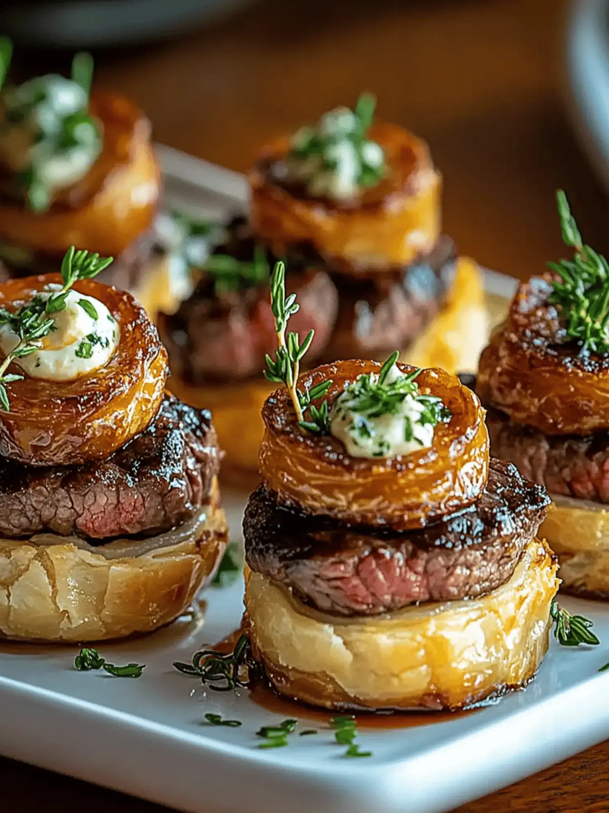 Mini Beef Wellington Bites