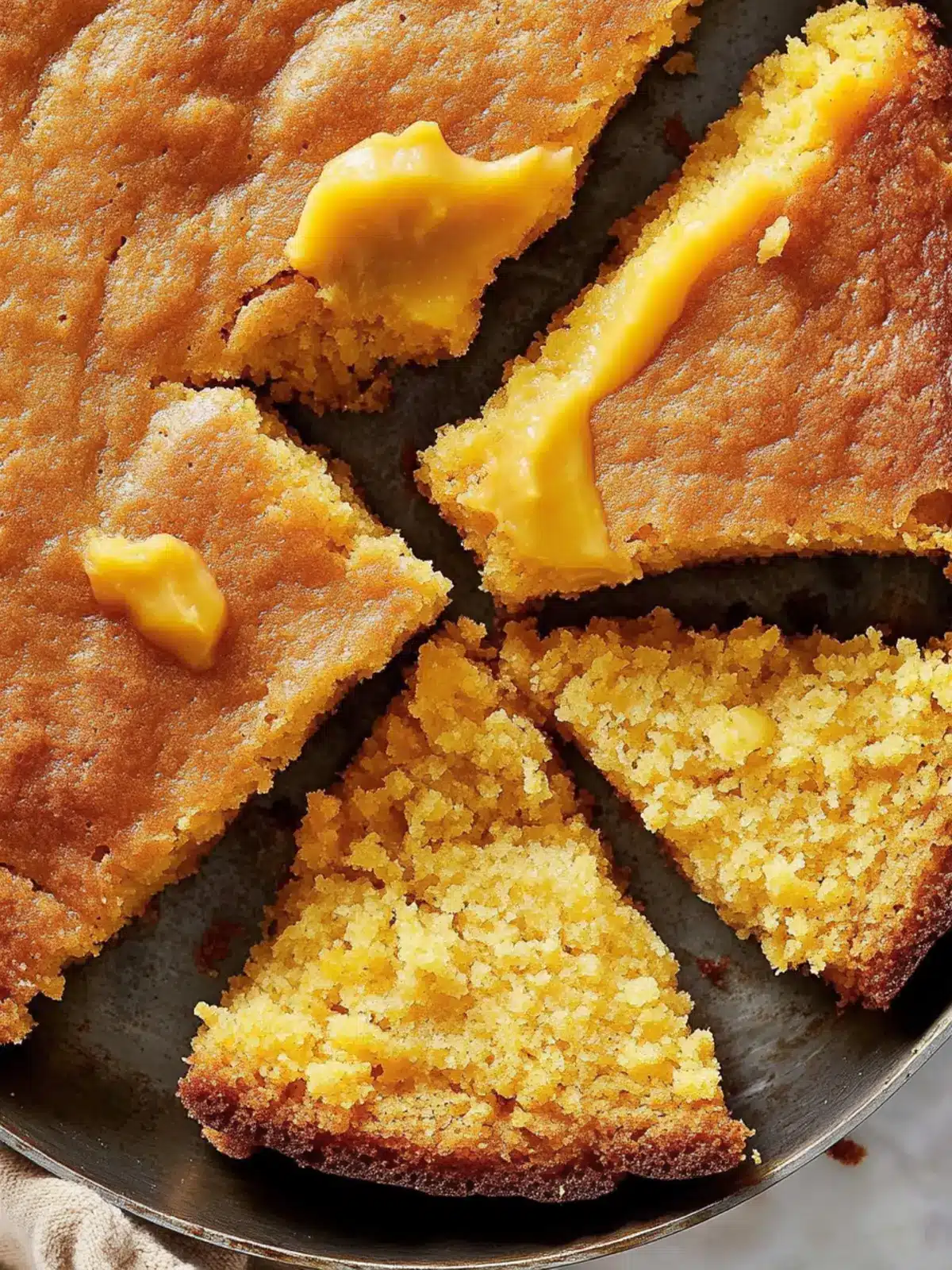 Mouthwatering Skillet Cornbread with Sweet Honey Butter 4 Skillet Cornbread