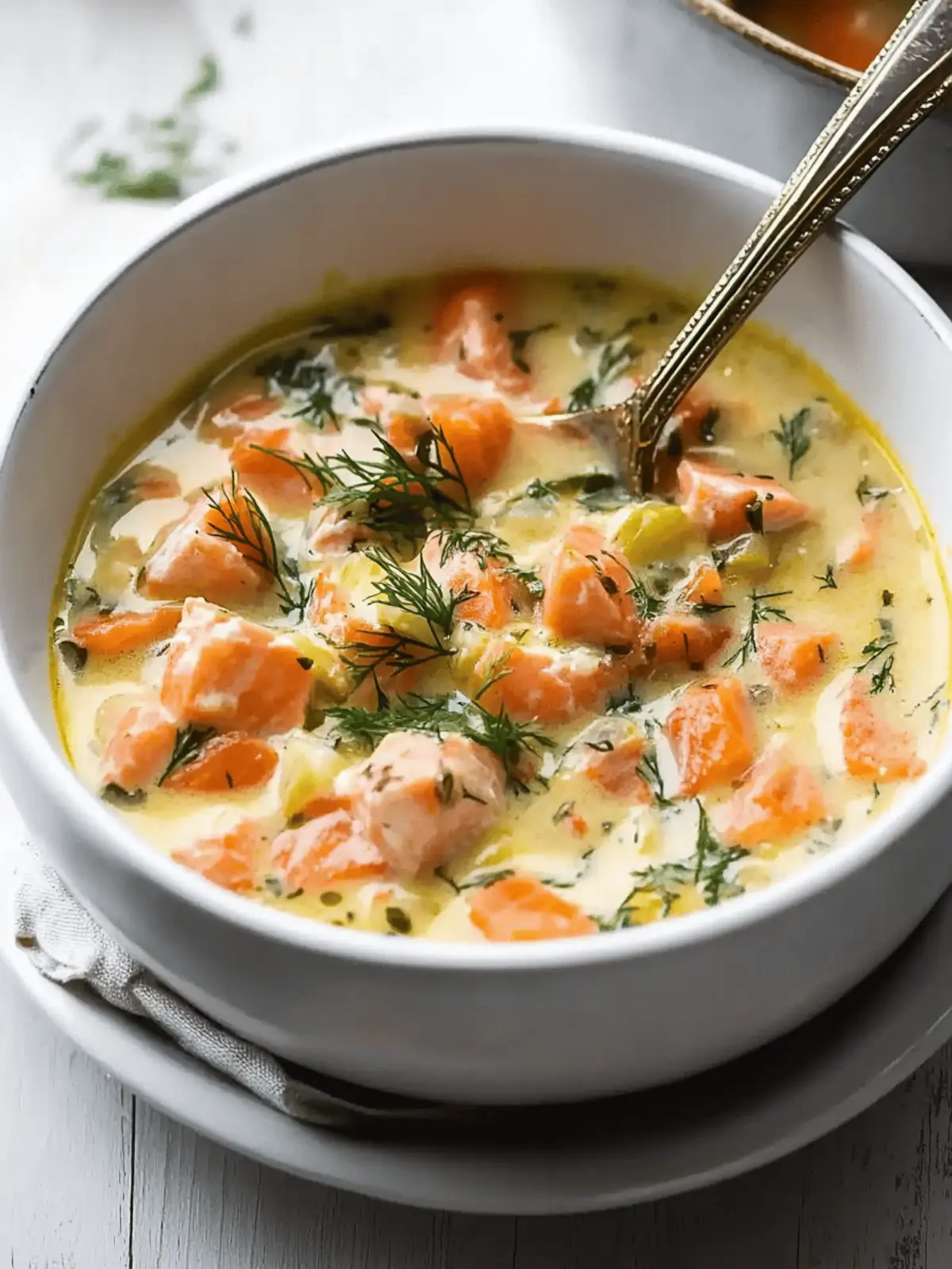 Finnish Salmon Soup (Lohikeitto)