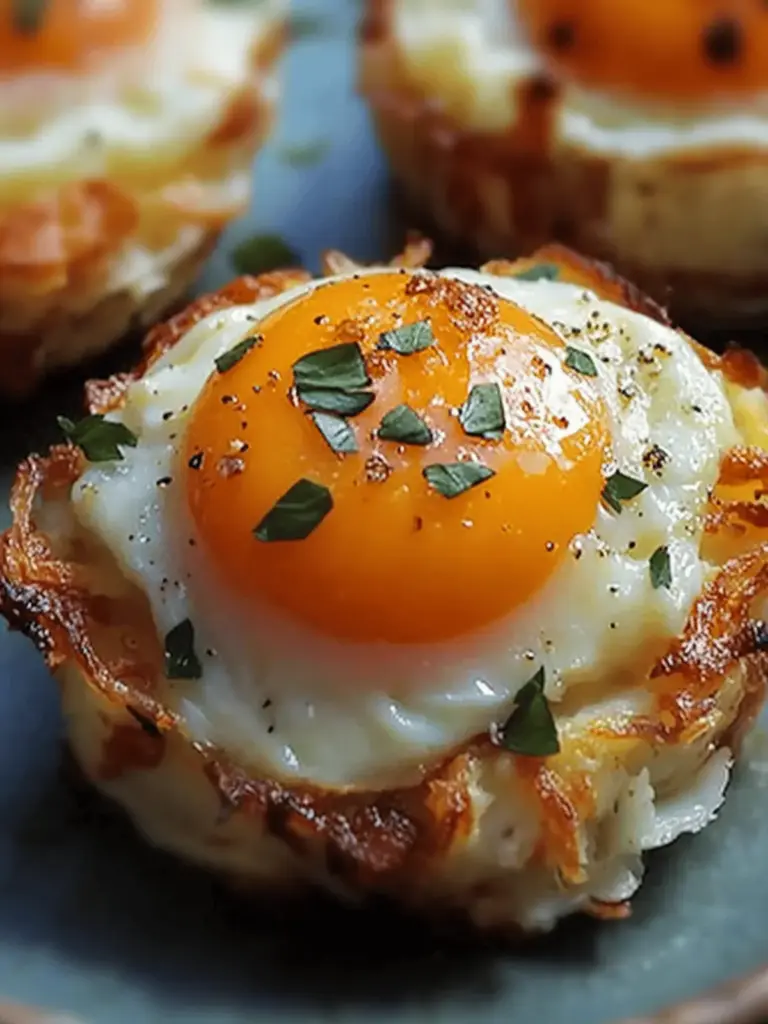 Baked Eggs Napoleon