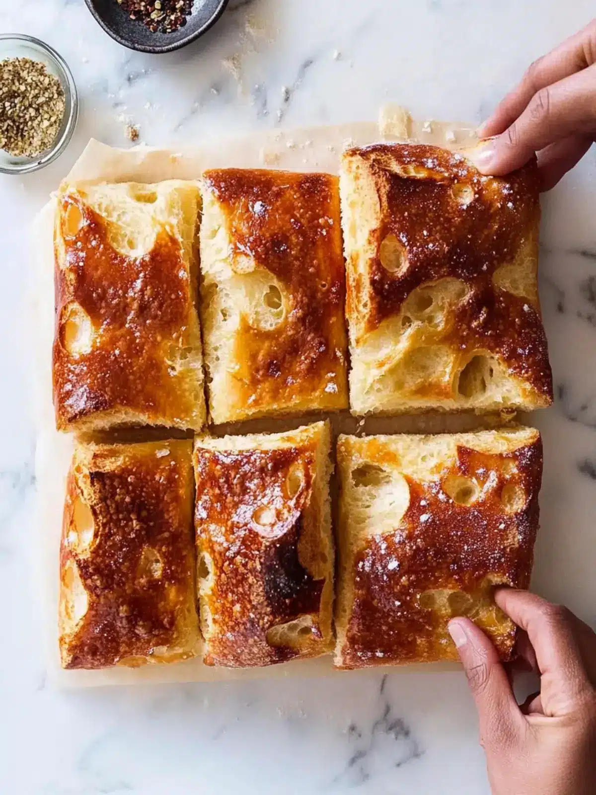 Big and Bubbly Focaccia: Your New Favorite Homemade Bread 4 Big and Bubbly Focaccia