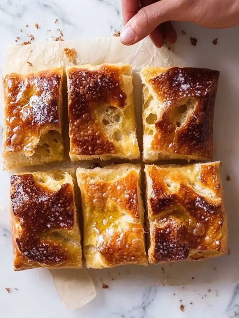 Big and Bubbly Focaccia