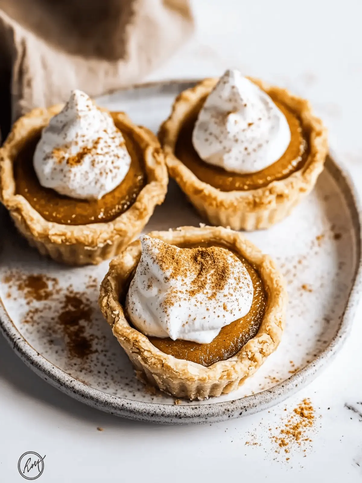 Easy Mini Pumpkin Pies