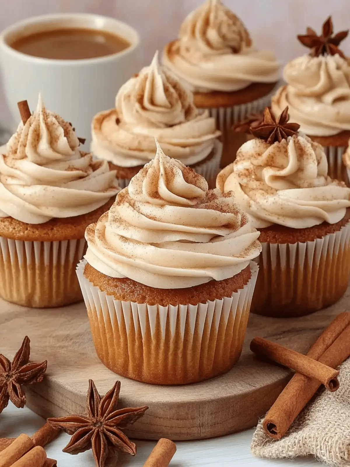 Chai Latte Cupcakes