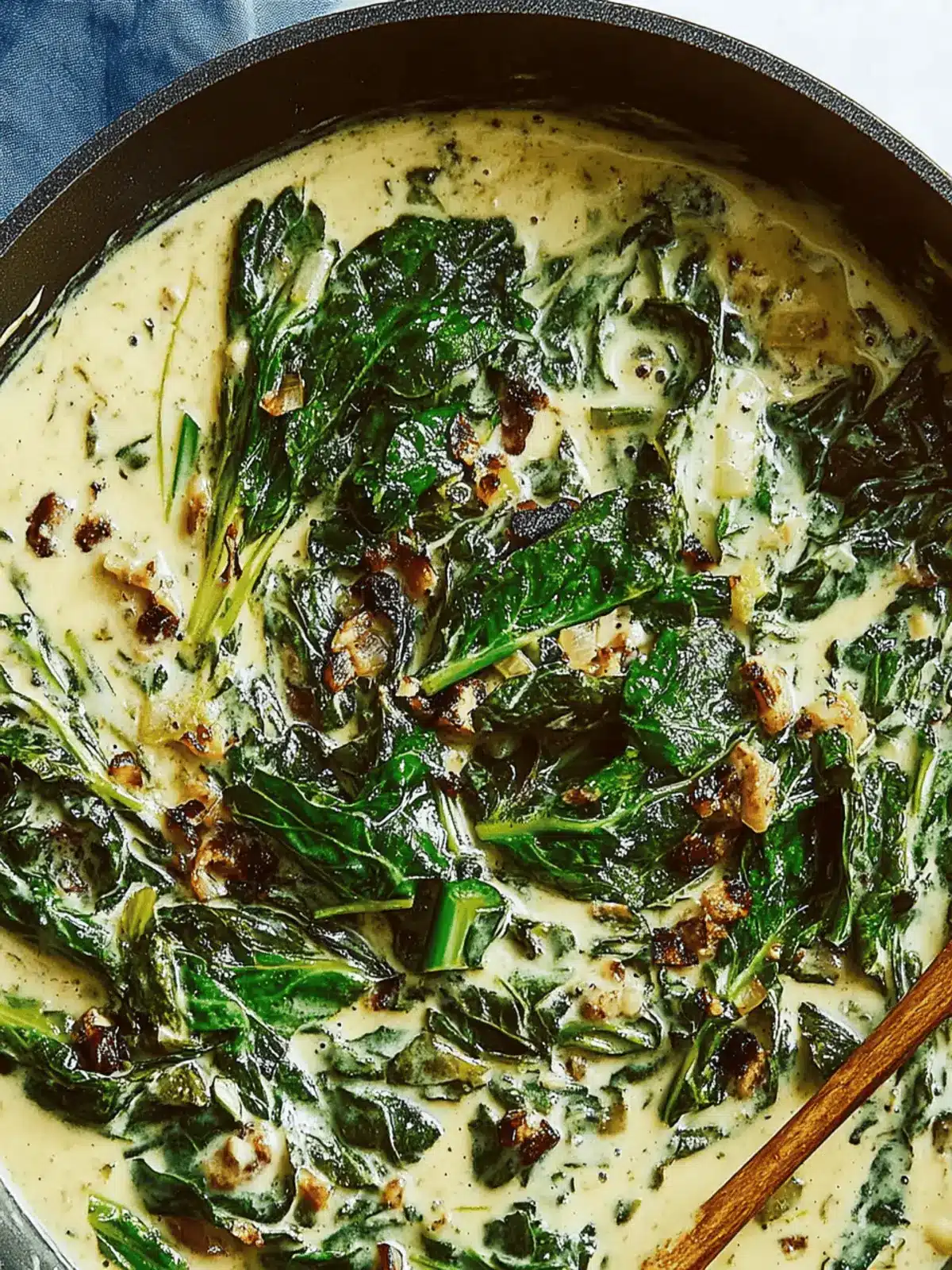 One-Pot Creamy Vegan Greens: Spinach Bliss Awaits You 3 One-Pot Creamy Vegan Greens